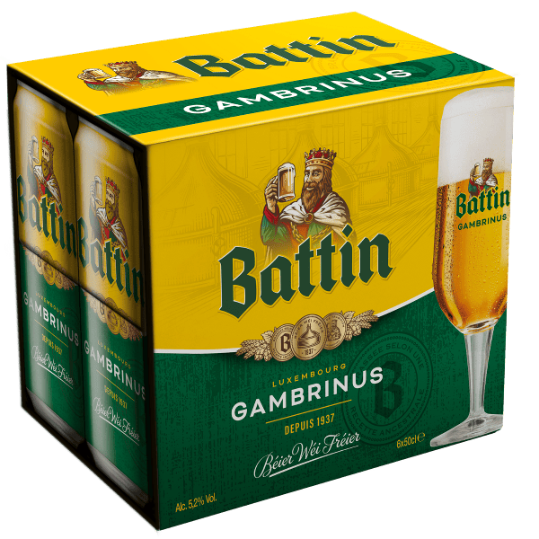 BATTIN GAMBRINUS 5,2° CANS 6X50CL