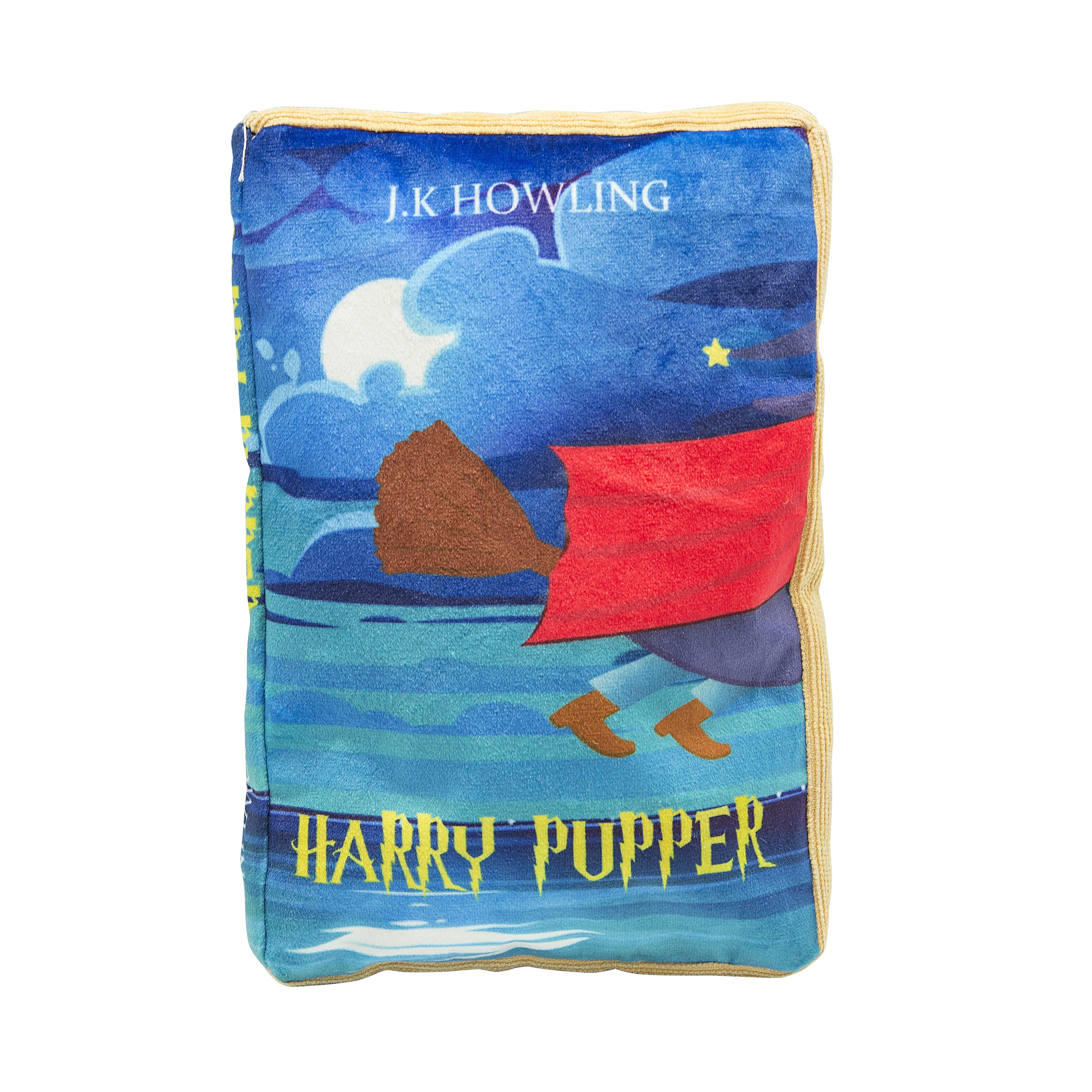 Harry Pupper Quietschendes Plüschspielzeug für Hunde - Lustiges Zauberbuch-Hundespielzeug | PawStory