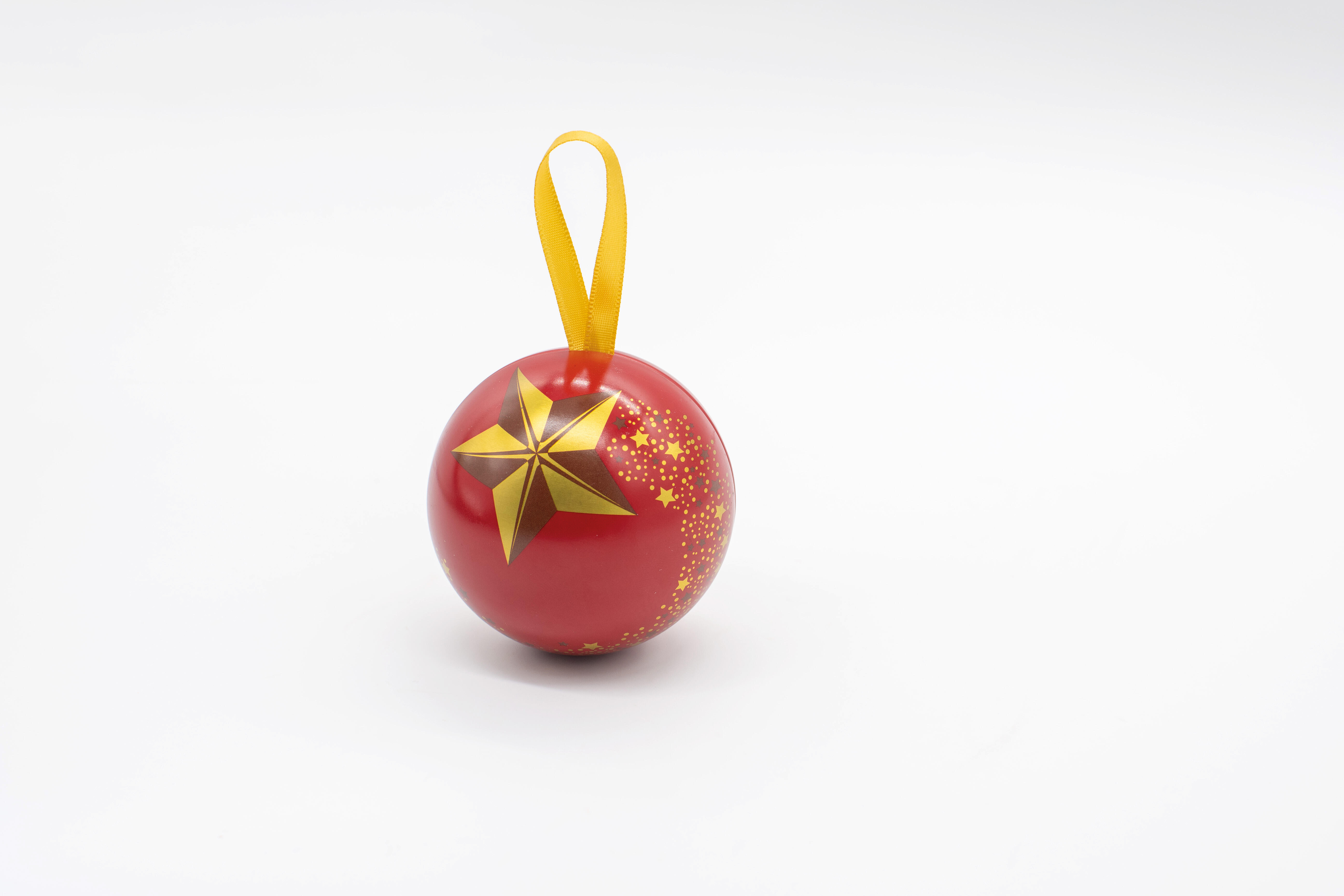 Christmas - metal Christmas bauble, Fairtrade 50 g.