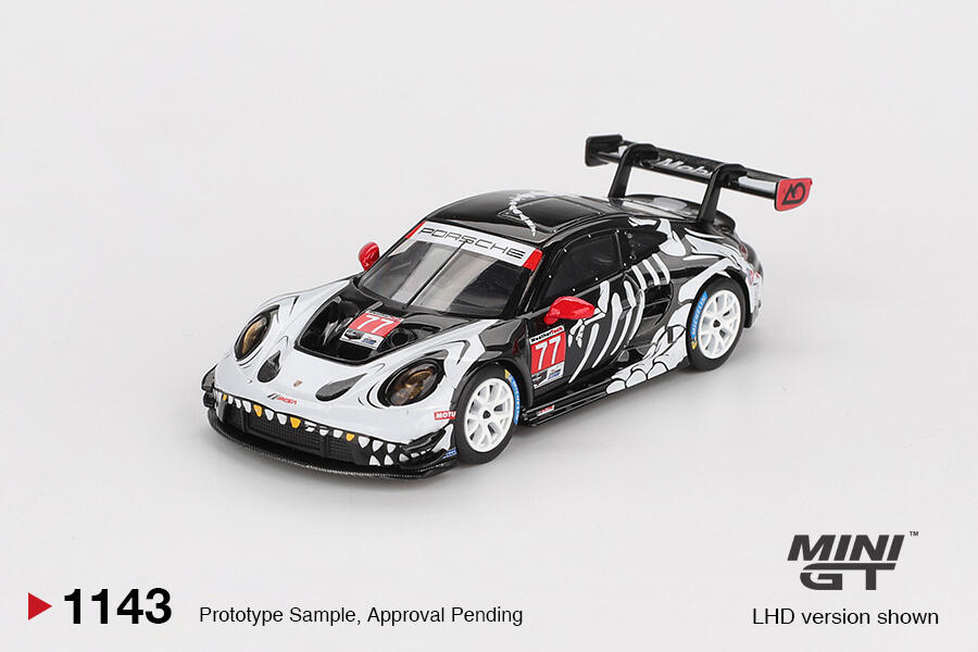 [En précommande] Mini GT - #MGT01143-L - Porsche 911 GT3 R #77 AO Racing 2025 IMSA Petit Le Mans - 1/64