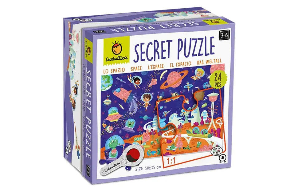 Secrets puzzle - space