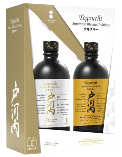 COFFRET TOGOUCHI PREMIUM 35CL + BEER CASK 35CL 40°
