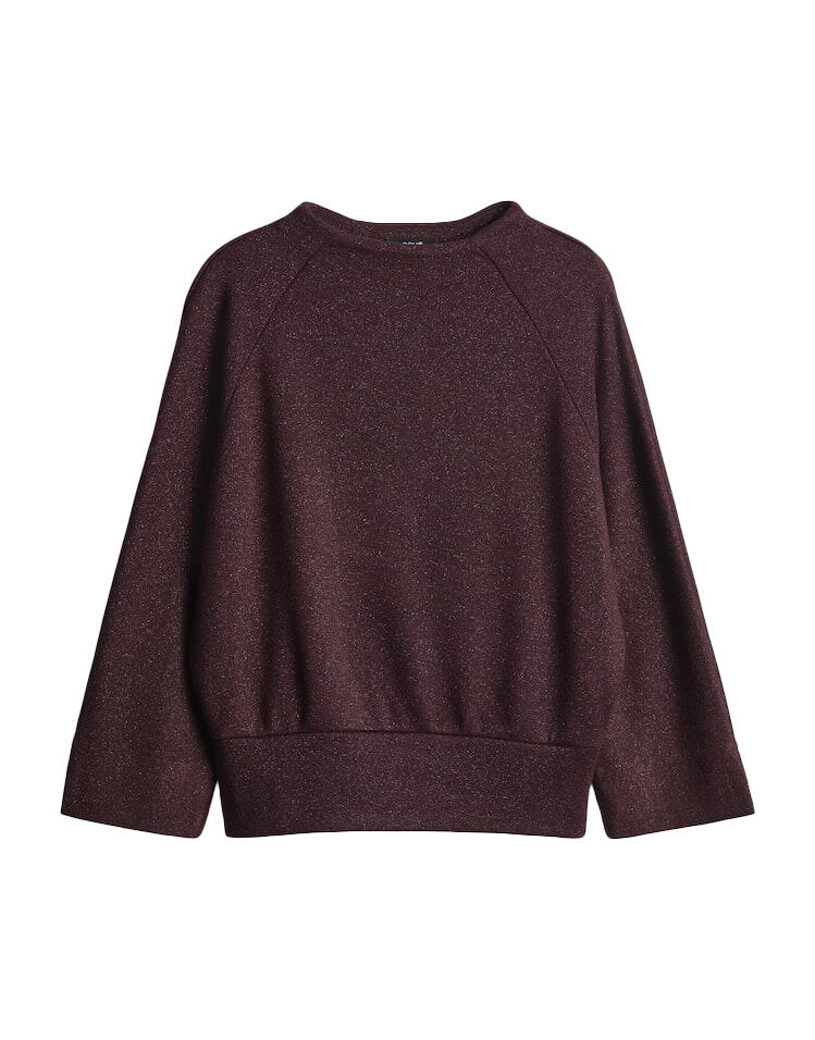 Sweatshirt mit Glanz Effekt - Glantina