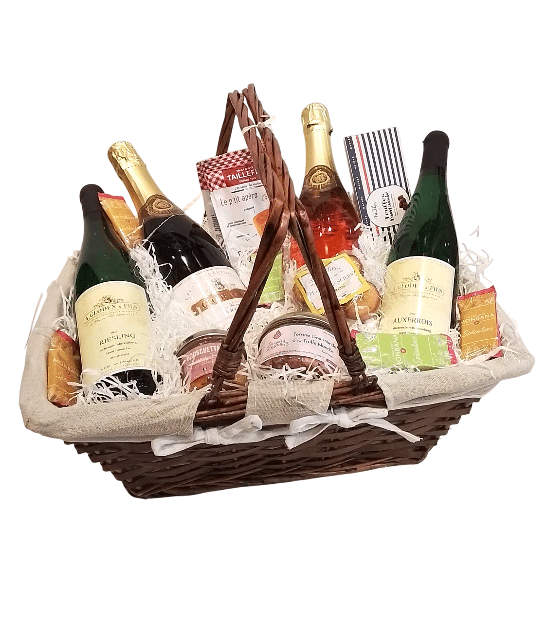 Gourmet Gift Basket / Gourmet Basket Crémants & Luxembourgish Wines