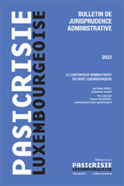 legal books Pasicrisie Luxembourgeoise