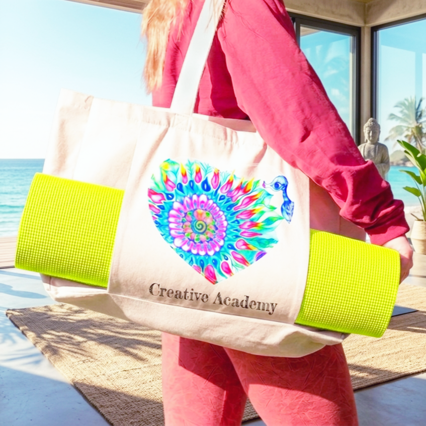 Maxi Yoga Bag: Marshmallow Bubbles
