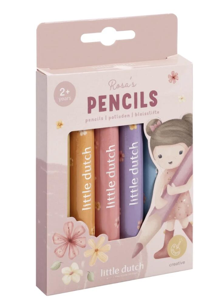 Little Dutch Colored Pencils – Multicolored – Essentials – Pink