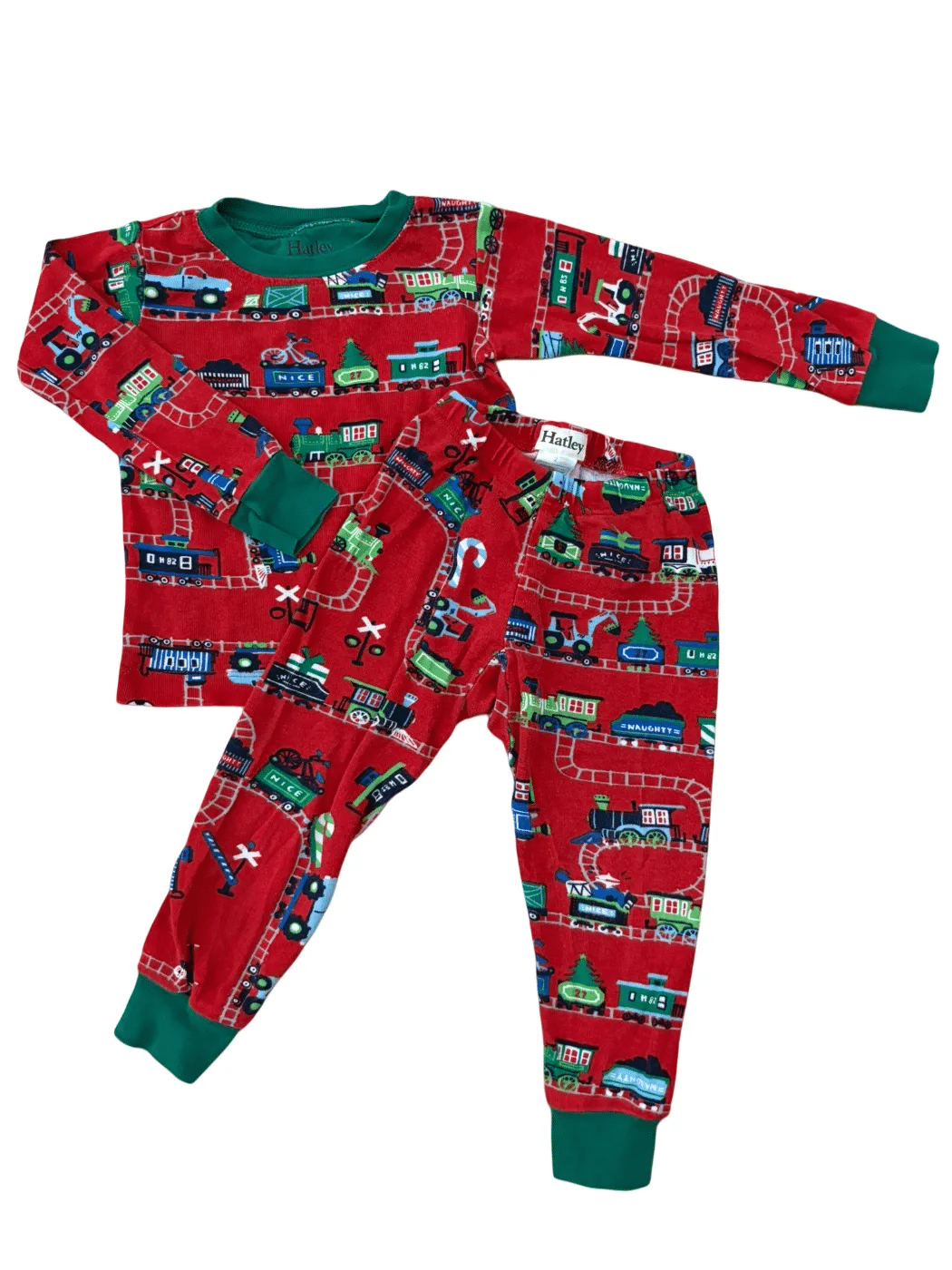 Hatley Christmas Train Pajamas (2Y)