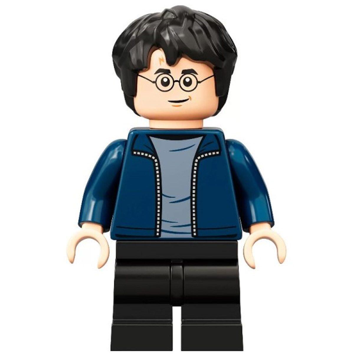 Harry Potter - Veste bleu foncé ouverte par-dessus chemise bleu sable, pantalon noir taille M