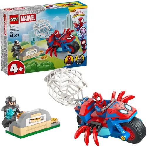 LEGO® Spidey 11206 Spidey sur moto contre Rhino