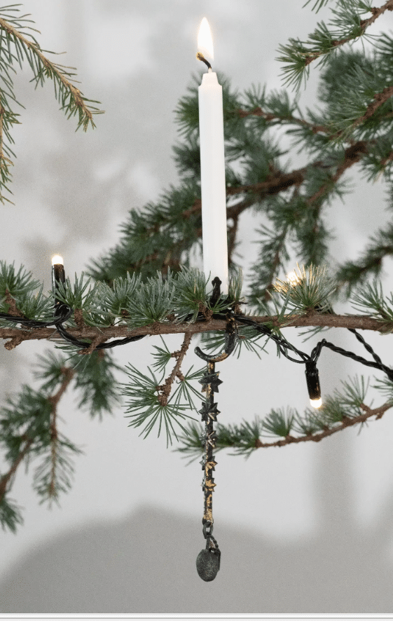 Christmas Decorations - Moon and Stars Candle Holder