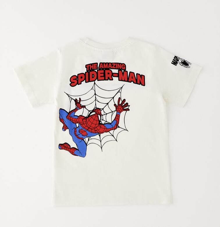 Spiderman MARVEL t-shirt  beige imprimé 