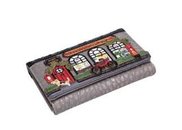 VENDULA LONDON  POST OFFICE  grand portefeuille zippé