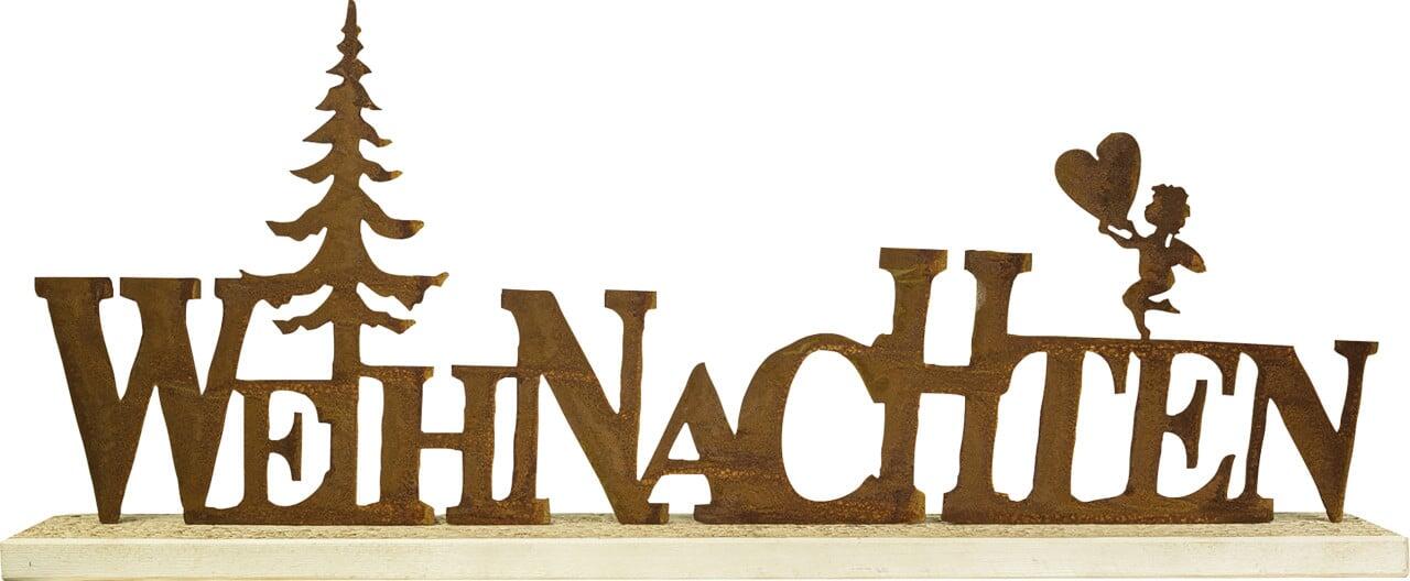 Badeko Deko Christmas Sign 61 cm Brown