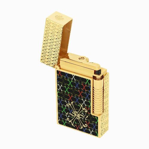 St Dupont Lighter Fuente Le Grand Dupont Gold