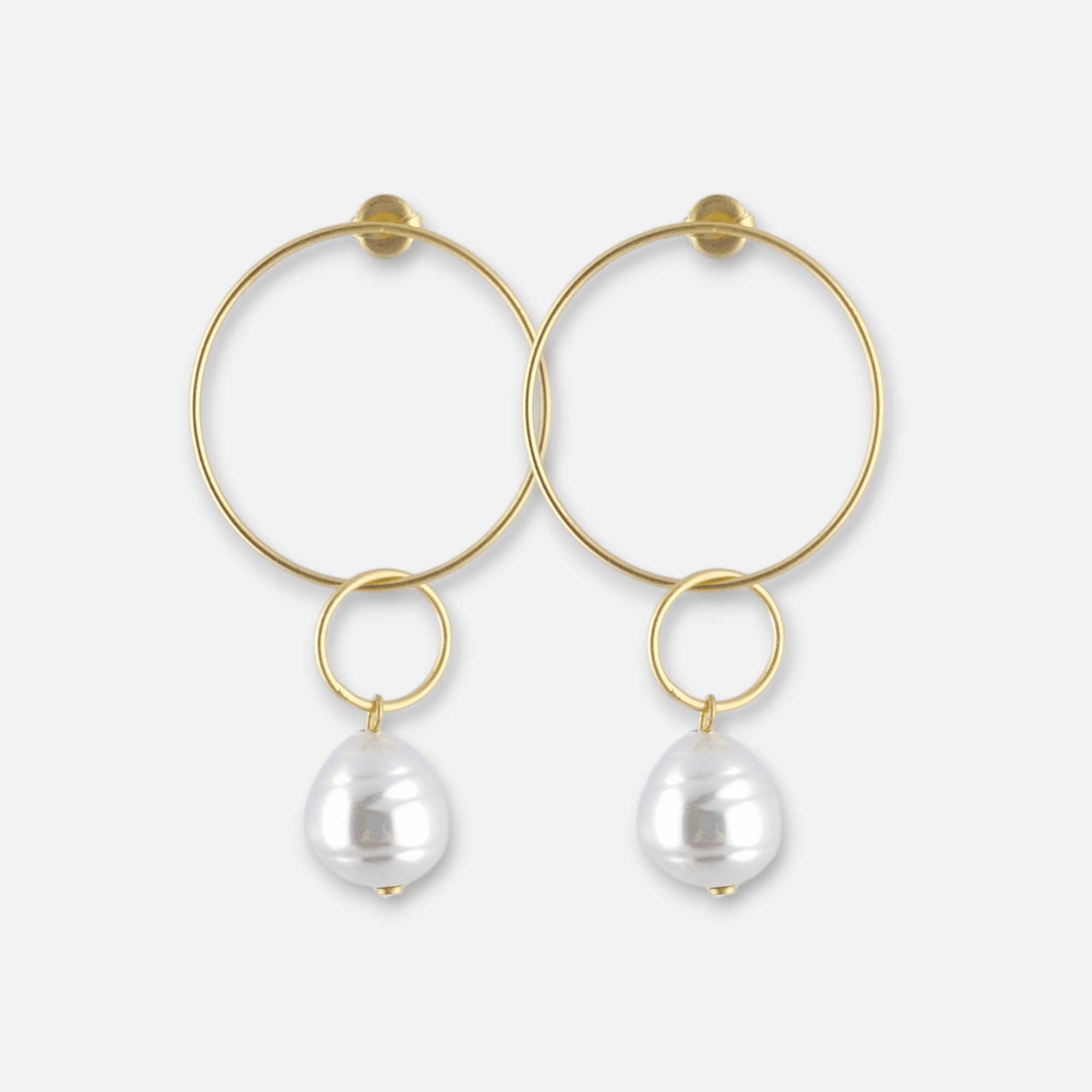 Marais-Ohrstecker vergoldet