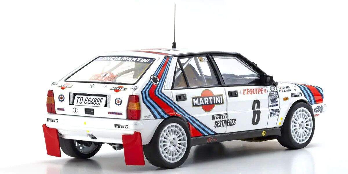 Kyosho 1/18 Lancia Delta HF Integrale – Rallye Monte Carlo 1992 #4 – Diecast