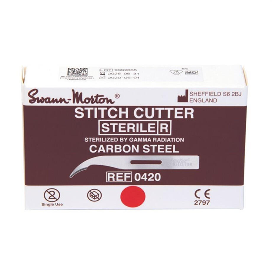 Sterile carbon thread-cutting blade - Box of 100