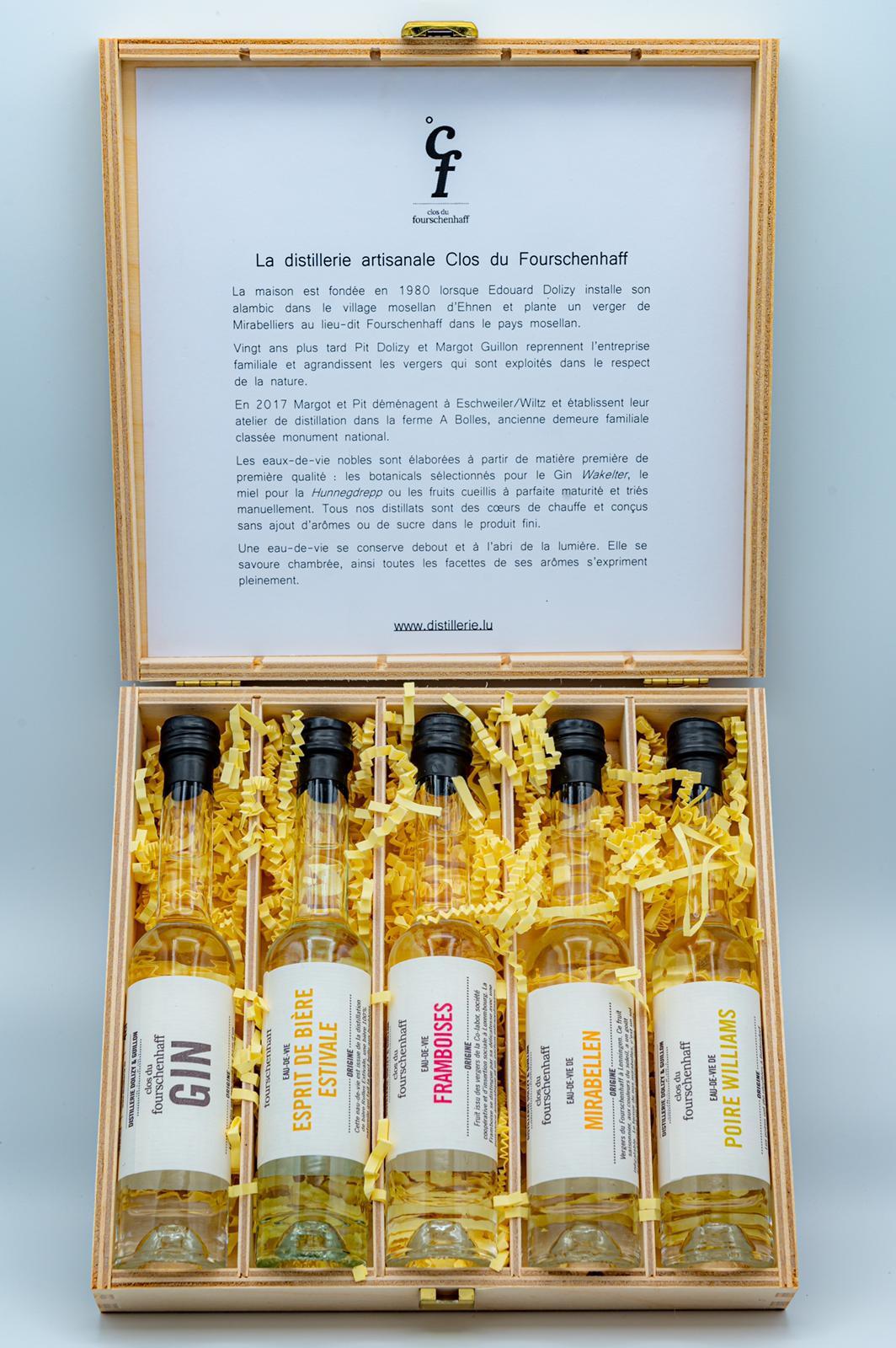 Coffret découverte eaux-de-vie