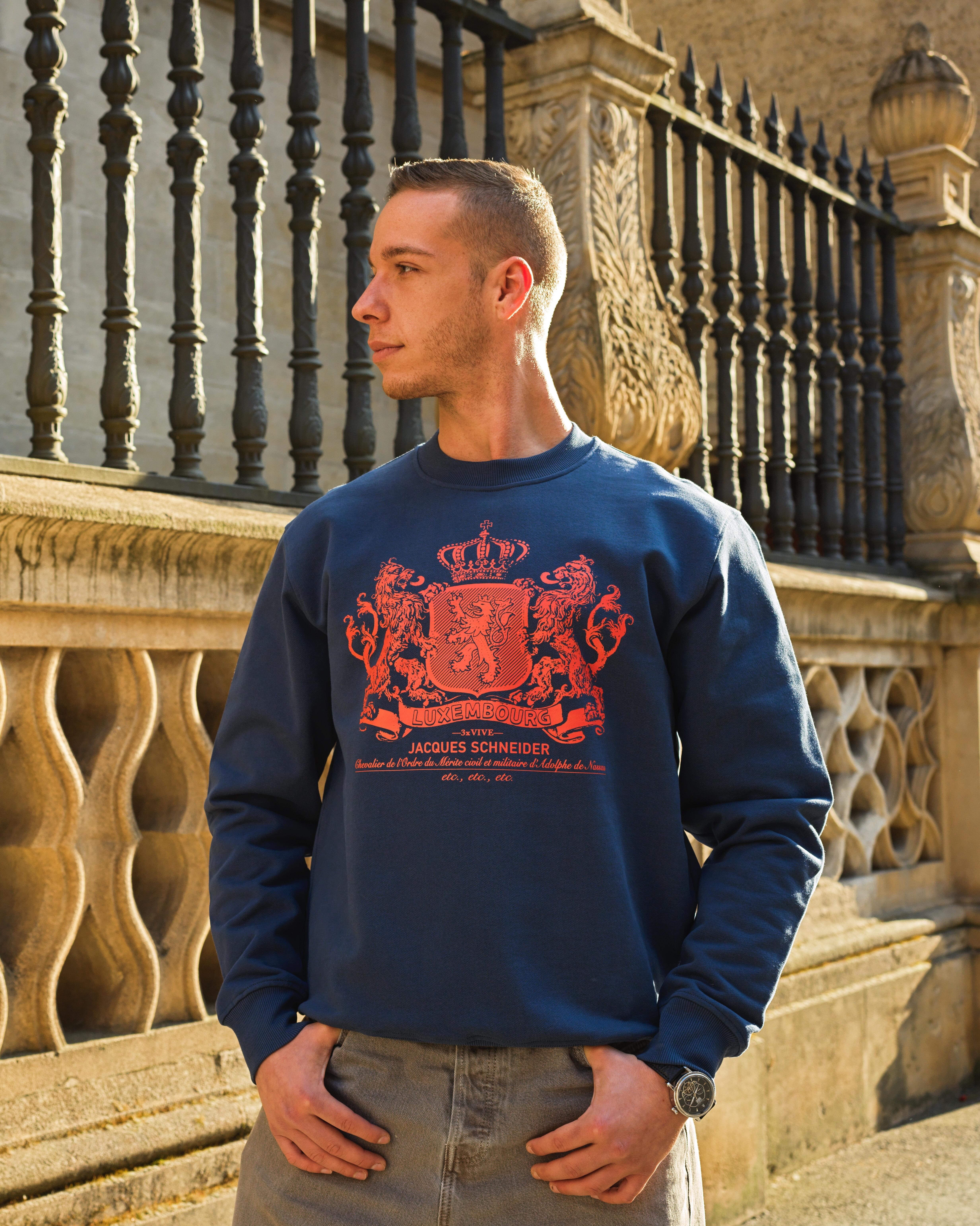Jacques Schneider Navy sweatshirt