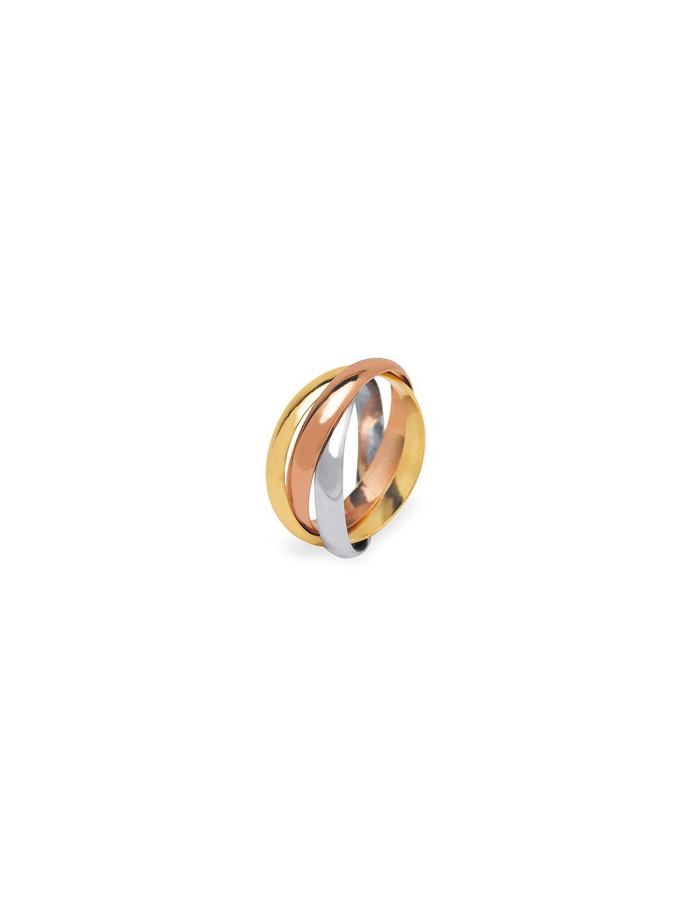 # 18K yellow gold, 18K white gold and 18K rose gold rings