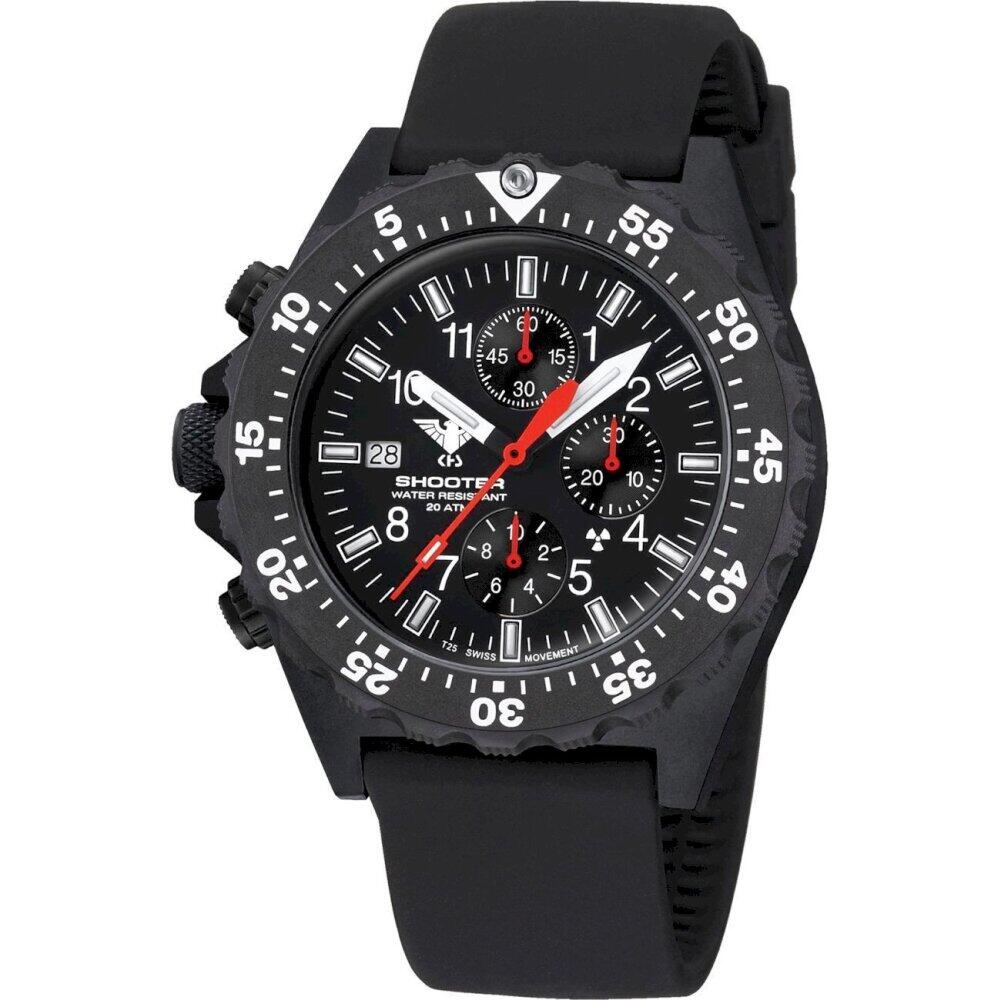 KHS - Armbanduhr - Herren - Shooter MKII Chronograph Silikonband - KHS.SH2CHC.SB
