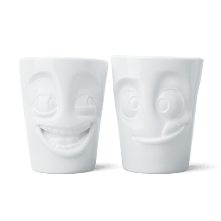 Fiftyeigth Set de gobelets « Drôle et délicieux » 