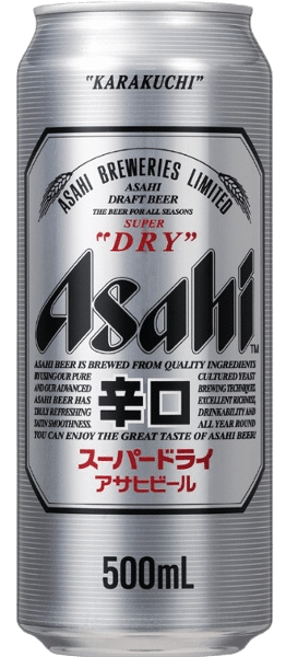 ASAHI SUPER DRY 5° CANS 50cl