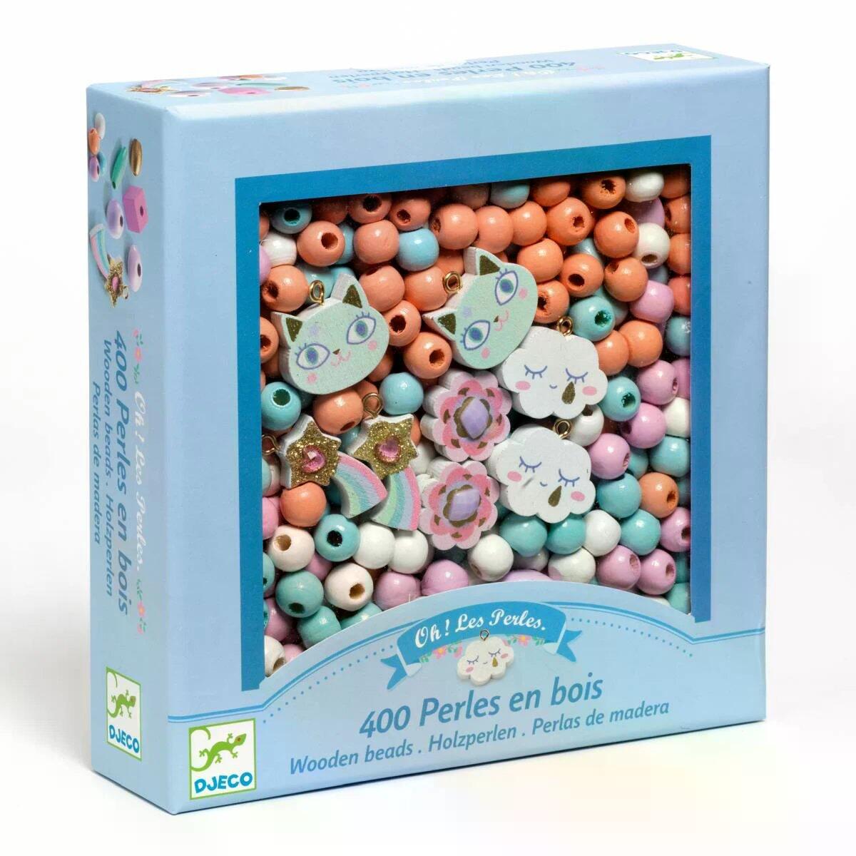 Holzperlen Regenbogen