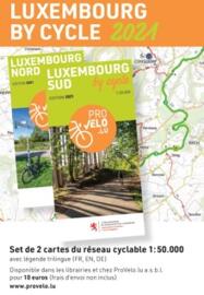 Maps, city plans and atlases ProVelo Luxembourg