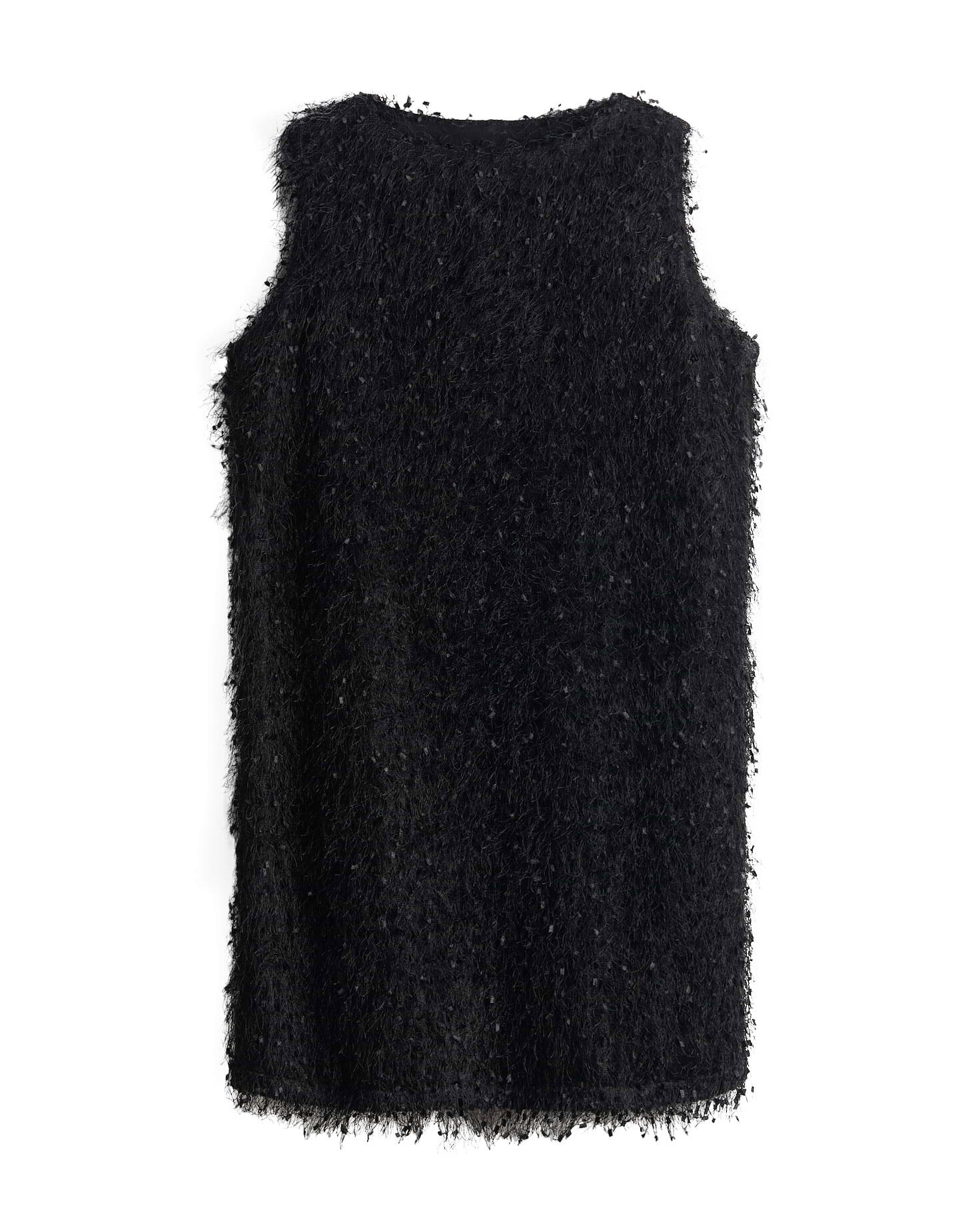 Sheath dress in a light feather-look - QEDER