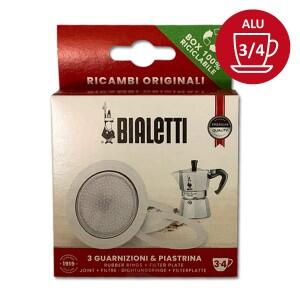 BIALETTI MOKA - 0800033 3 gaskets + 1 filter for 3-4 cups