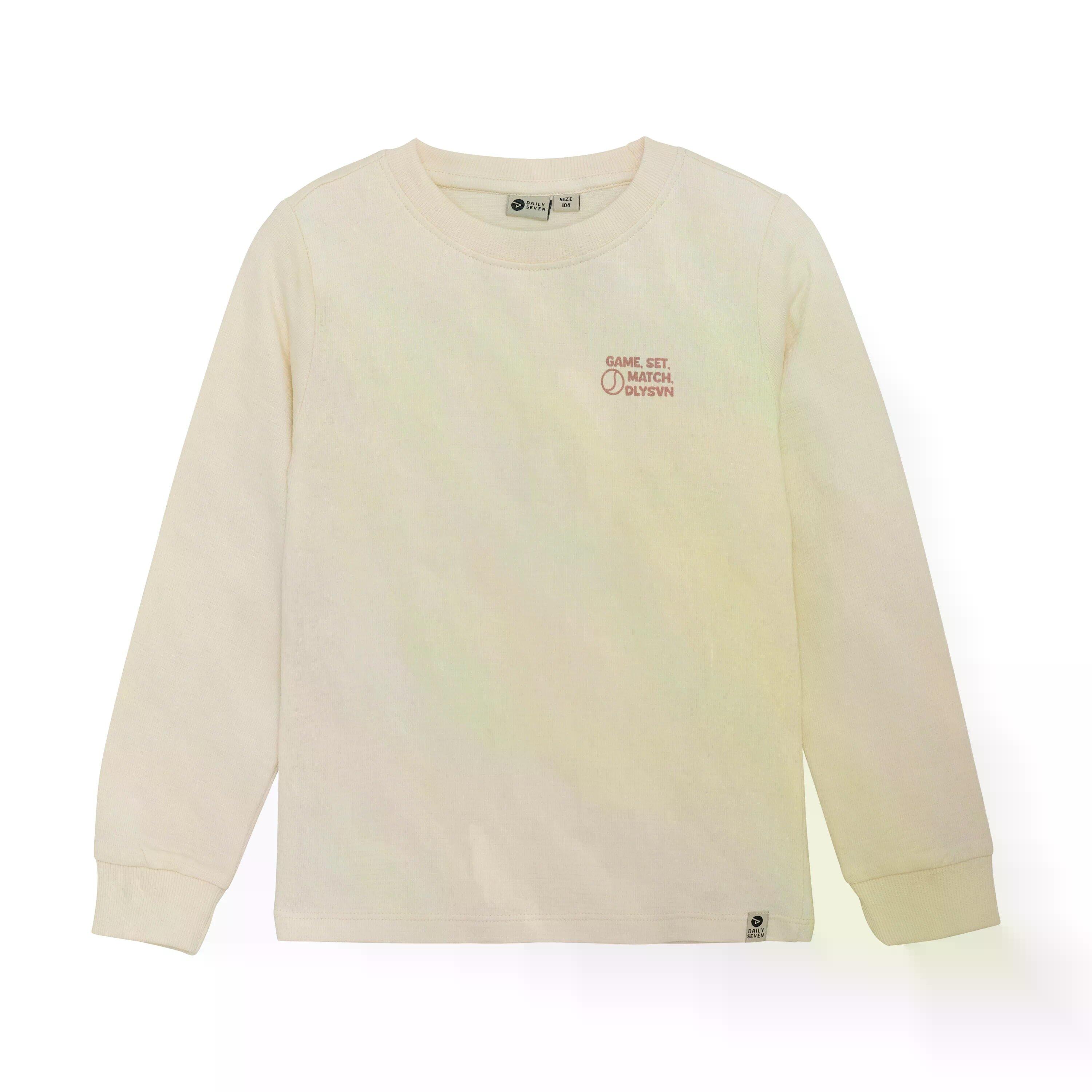 T-shirt blanc à manches longues - taille 134