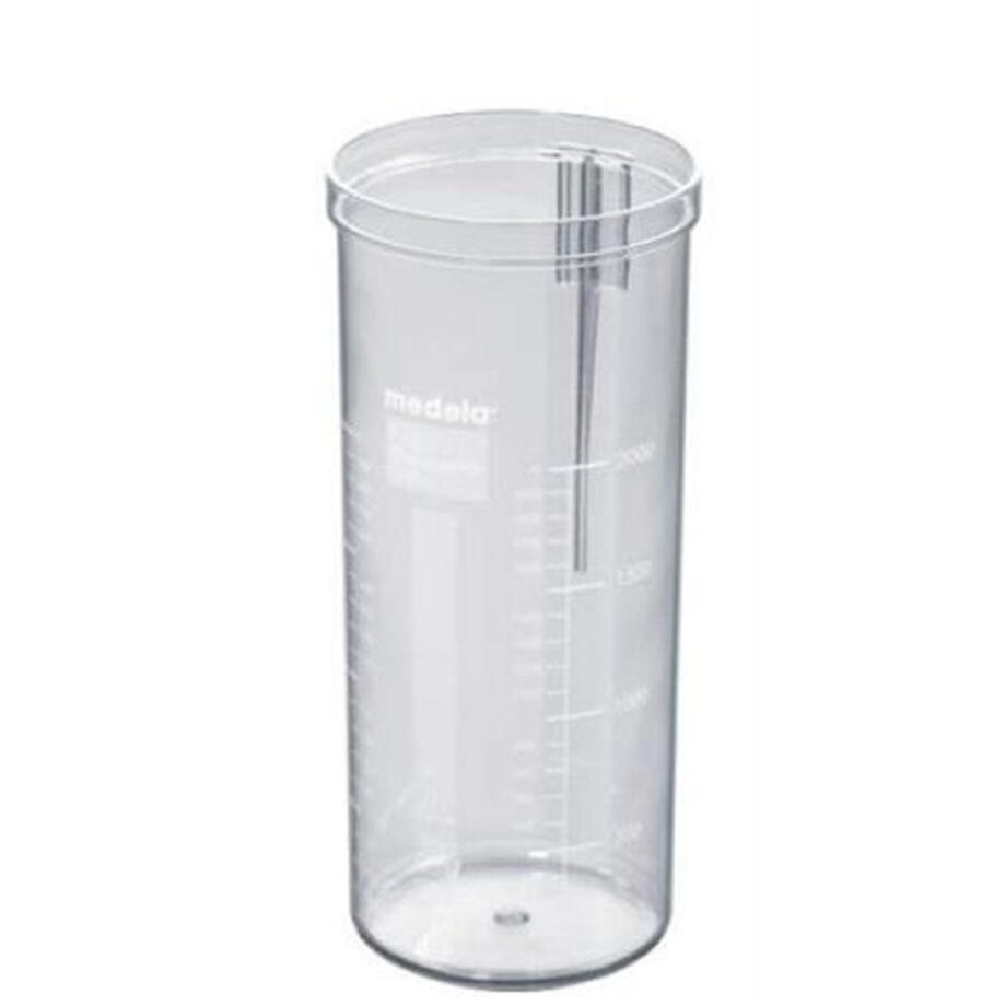 Recipient d'aspiration de 2 litres en polysulfone haut de gamme resistant aux chocs