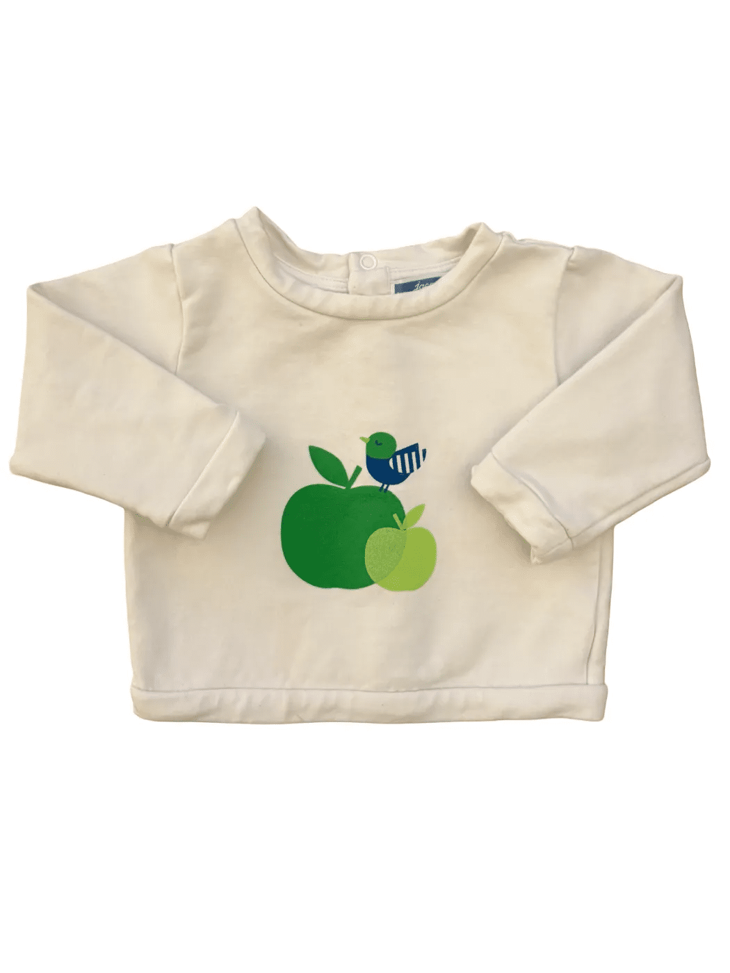 Jacadi sweat-shirt crème Apple (12M / 74)