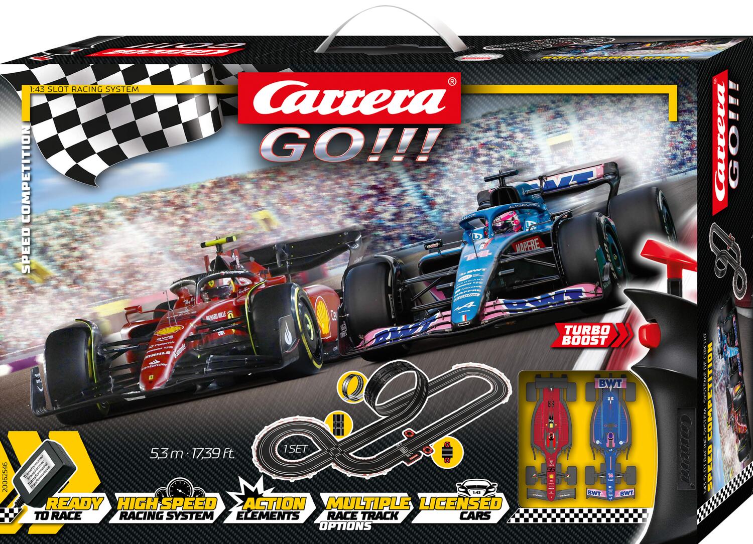 Circuit de voiture Carrera GO!!! Compteur électronique de tours (2018)
