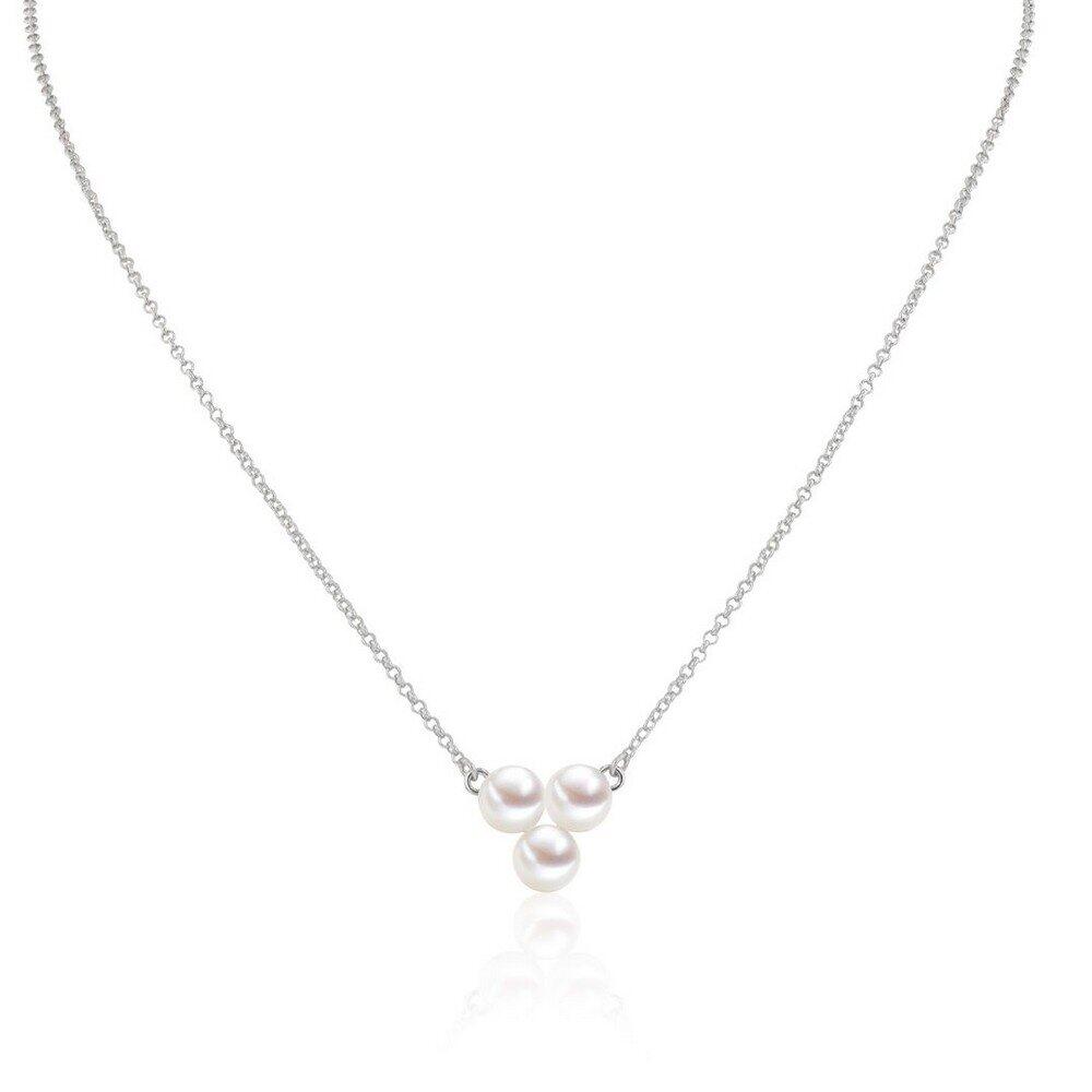 Luna-Pearls - 216.0961 - Collier pour femme - argent rhodié 925 - perle d'eau douce cultivée 5,5-6 mm