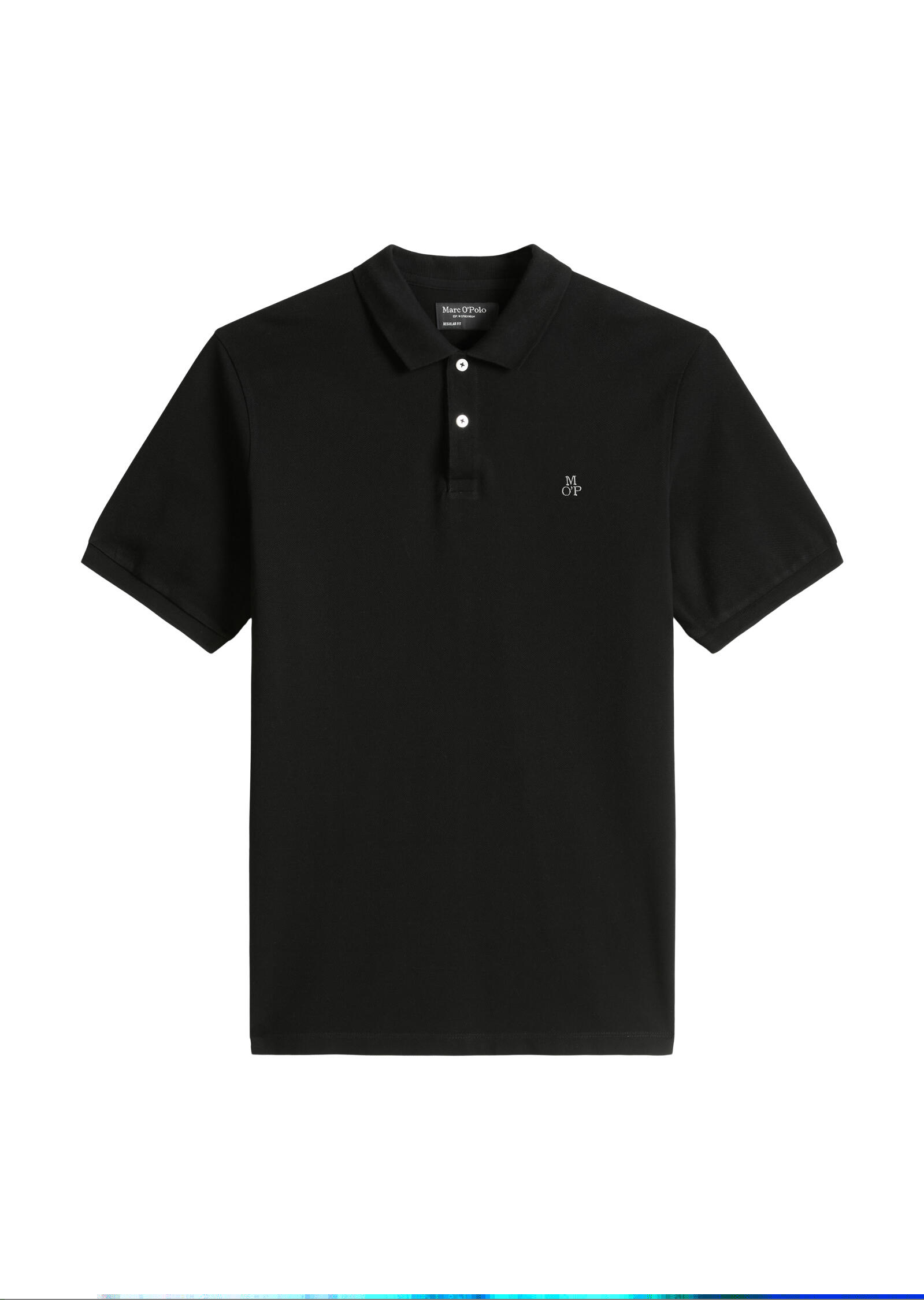 Polo shirt, short sleeve, button pl