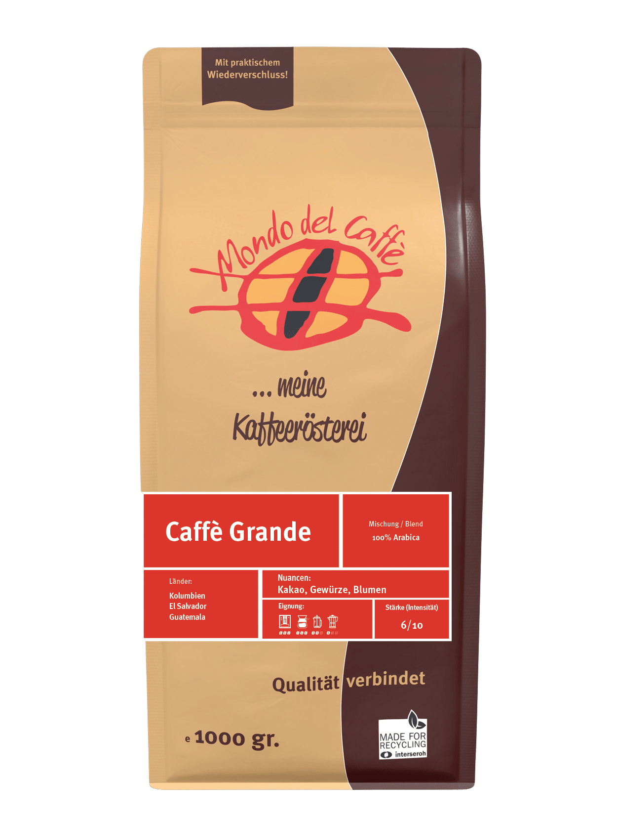 Caffè Grande 100% Arabica coffee blend