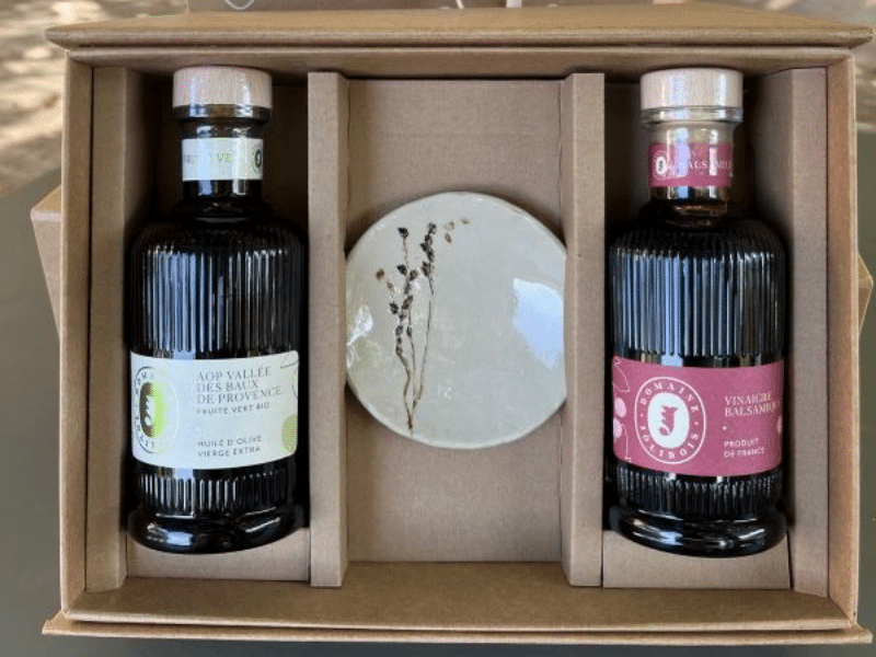 Coffret Huile d'olive de Provence et vinaigre balsamique 
