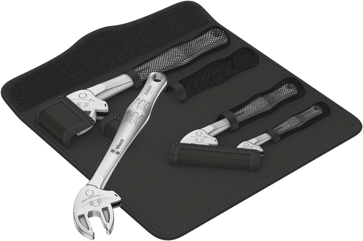 Wera ensemble de clés à fourche auto-ajustables 6004 Joker - 4 pièces