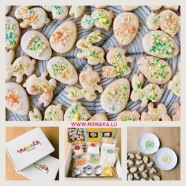 Spielzeug-Geschenkkörbe Backmischungen Plätzchen Backwaren-Mischungen Muffins Delikatessen Präsentkörbe Spielzeuge Mawaka