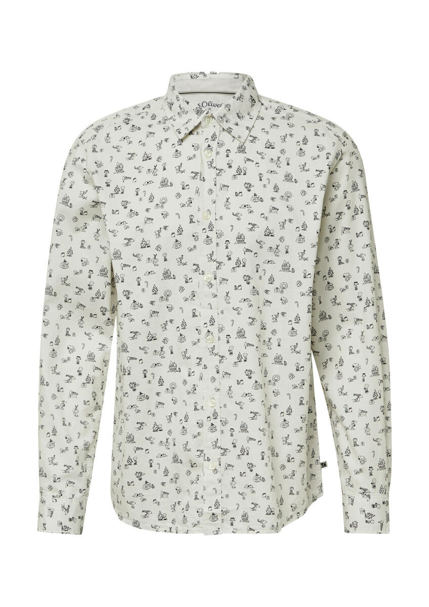 Regular Fit: Hemd mit Peanuts-Motiv