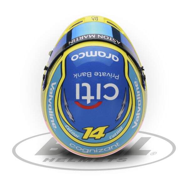 Casque Helmet Alonso Alpine 2021 Bell 1/2