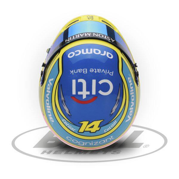 Casque Helmet Alonso Alpine 2021 Bell 1/2 Casque Helmet Alonso Alpine 2021 Bell 1/2