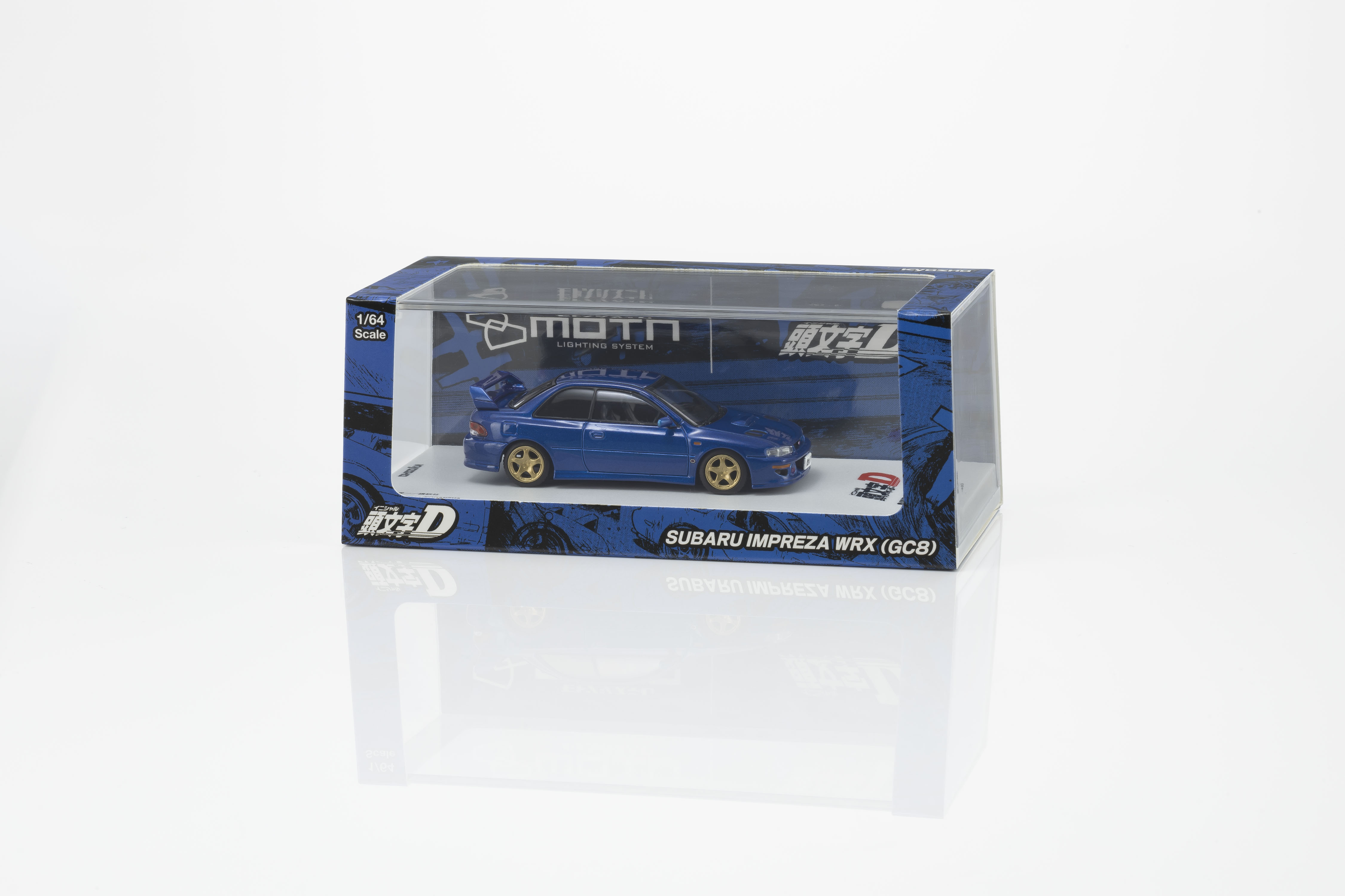 [Pre-Order Only] Kyosho - Subaru Impreza WRX STI - Initial D - with LED - #07133LD - 1/64