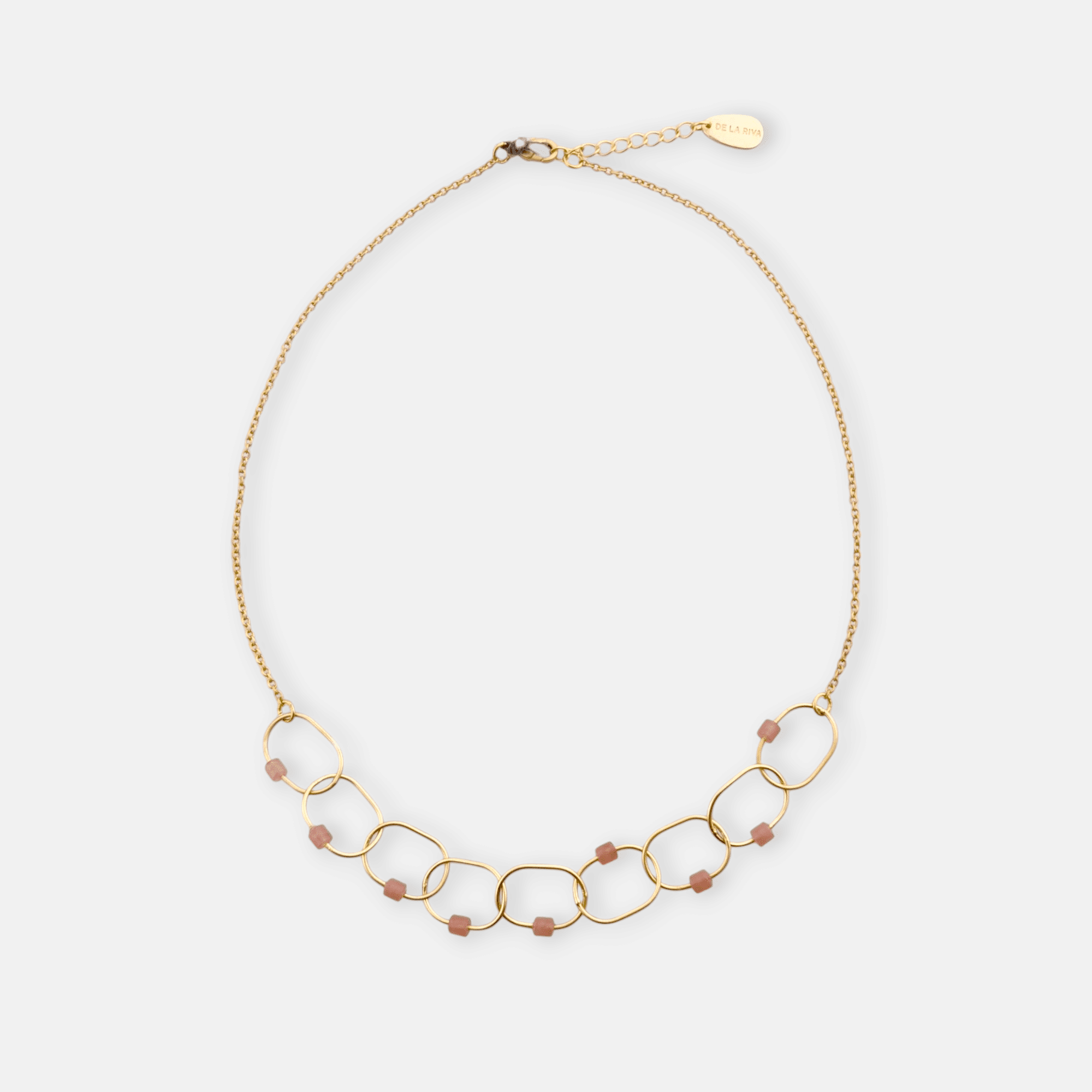 Marais Halskette Gold matt rosa