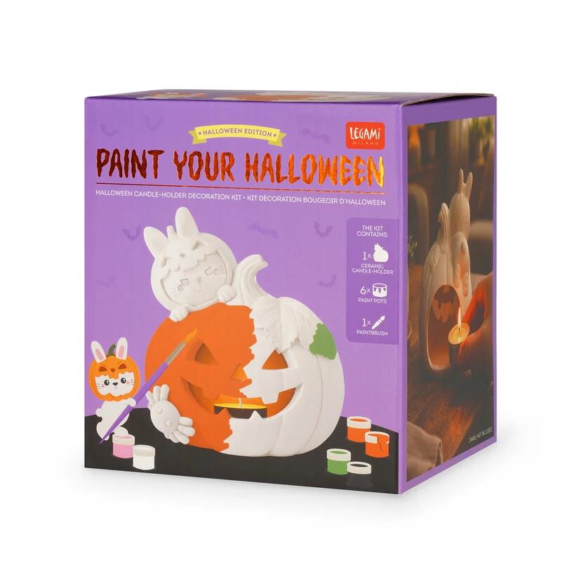 Paint your Halloween candle holder