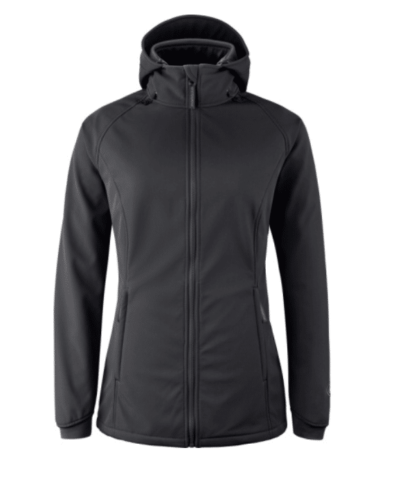 Softshell jacket with an all-rounder fit, Color: Black