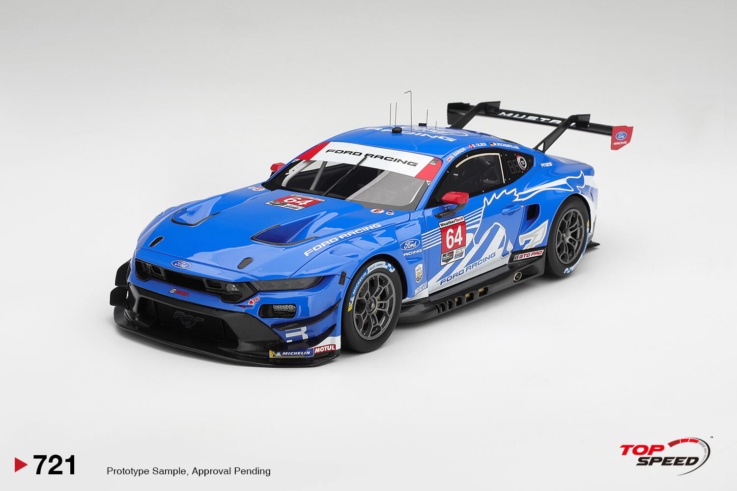 [Pre-Order Only] Top Speed - Ford Mustang GT3 #64 - Ford Racing - Daytona 24hrs 2026 - #TS0721 - 1/18